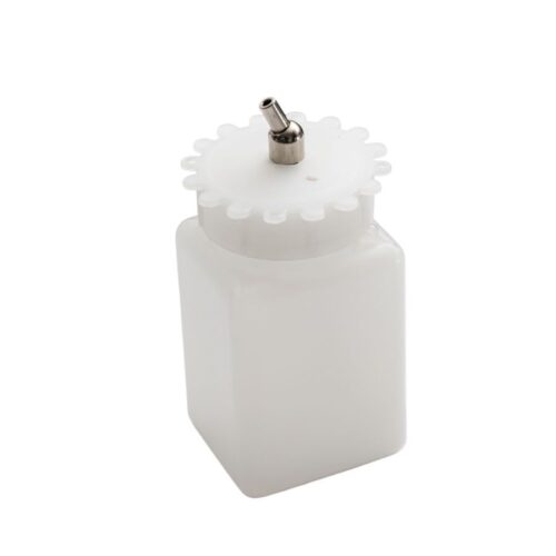 Plastic container 100ml with hose conection