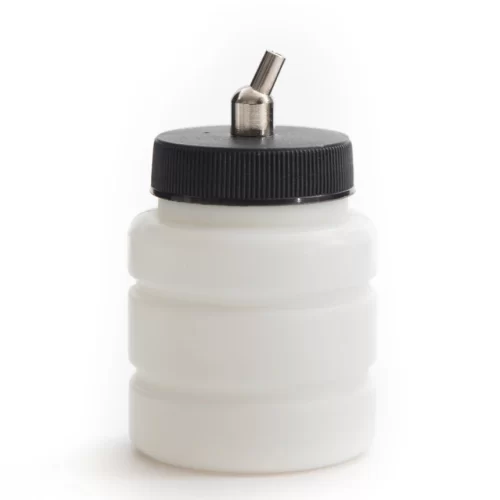 Plastic container 80ml with hose connection