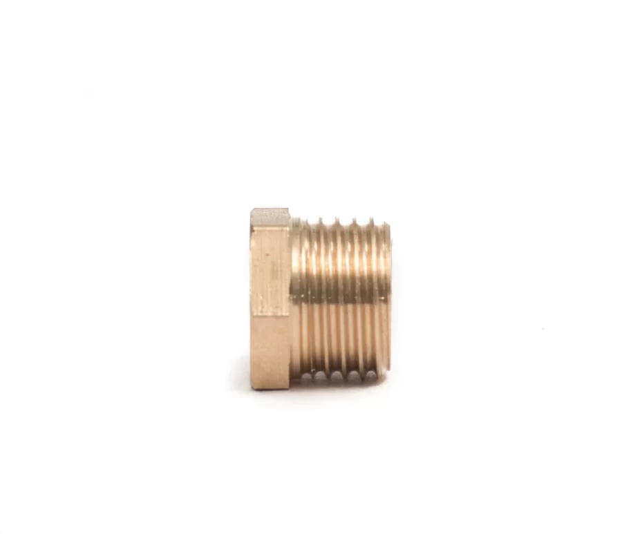 Brass Thread Adapter – 1/8" Male to 1/4" Female - Image 2