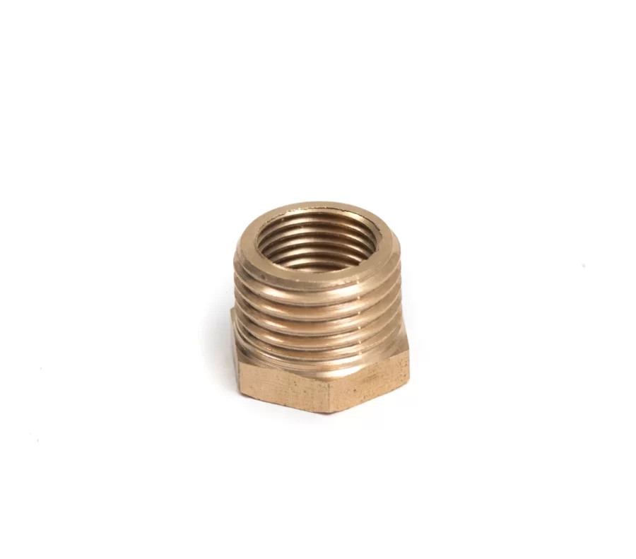 Brass Thread Adapter – 1/8" Male to 1/4" Female - Image 3